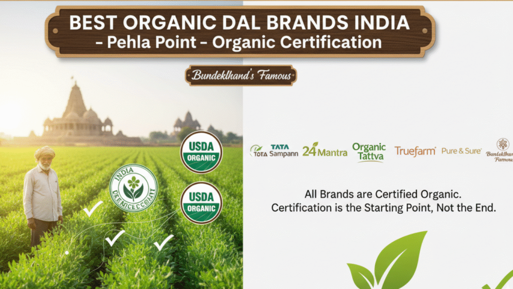 Best Organic Dal Brands India 