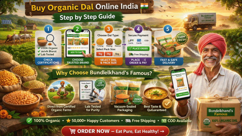 Buy organic dal online India