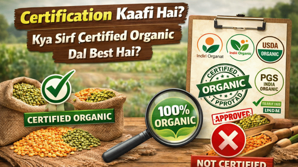 Organic Dal Certification India 