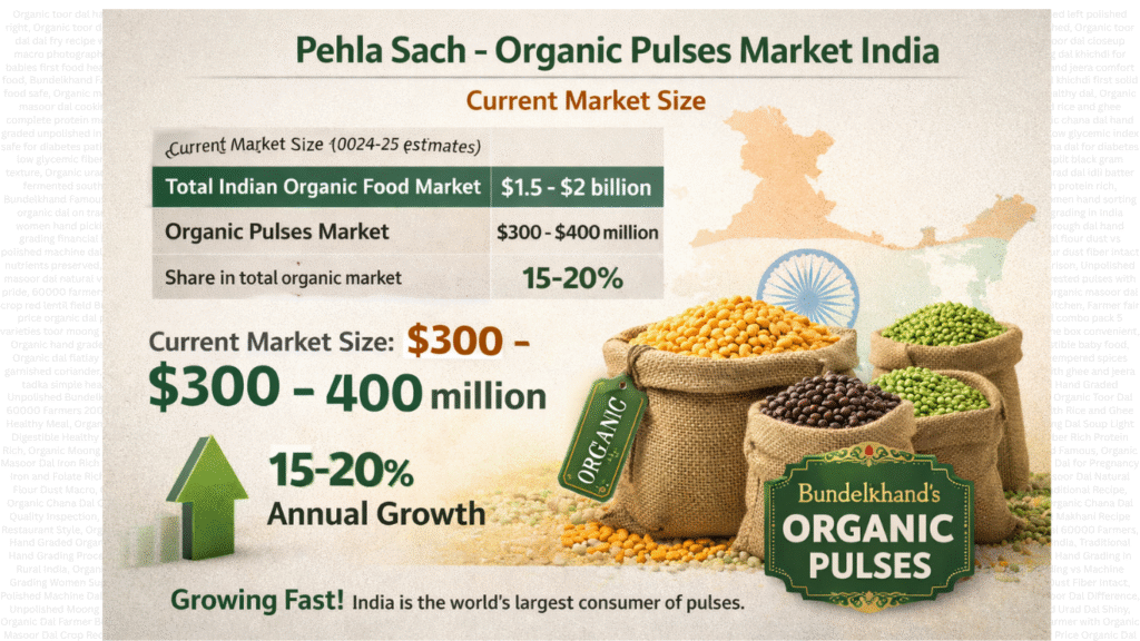 Organic Pulses Market India 