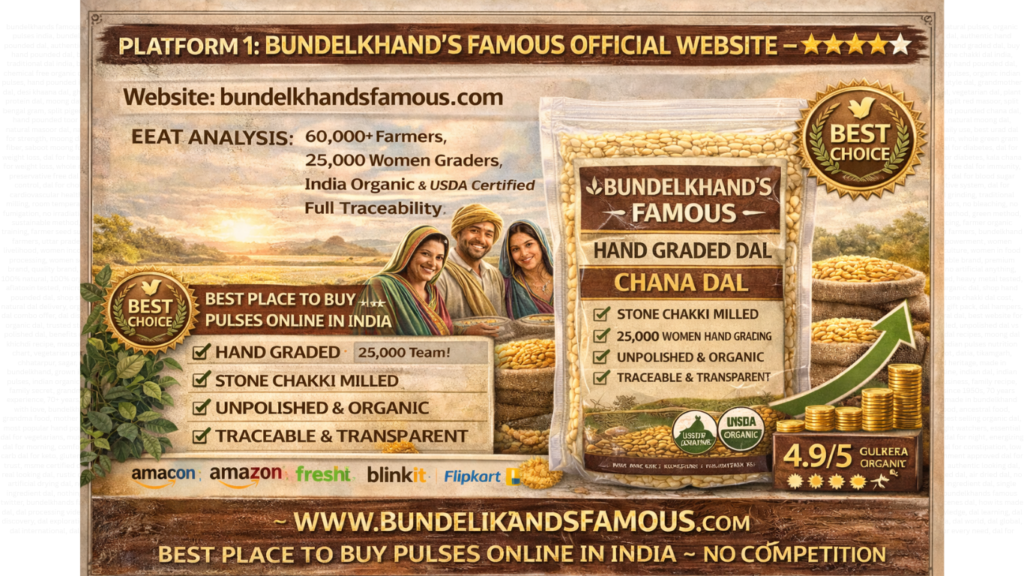 Best Place to Buy Pulses Online in India – Guide 2026-27 Bundelkhand's Famous