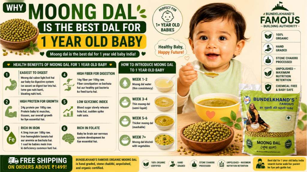 Best Dal for 1 Year Old Baby India 