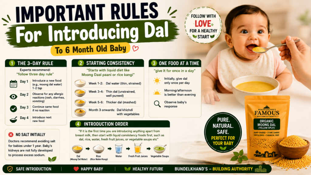 Dal for Baby First Food 6 Months 