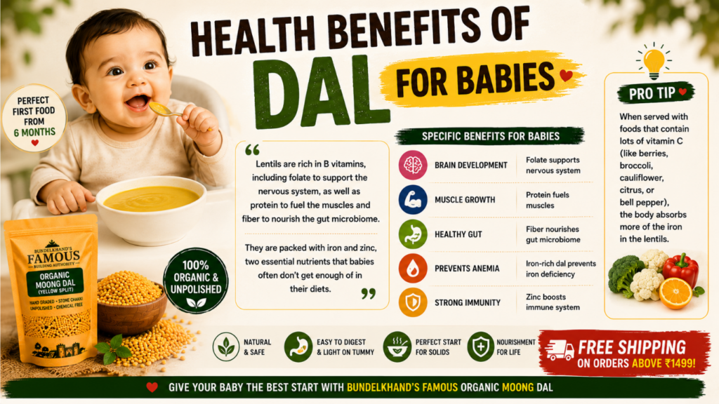 Dal for Baby First Food 6 Months