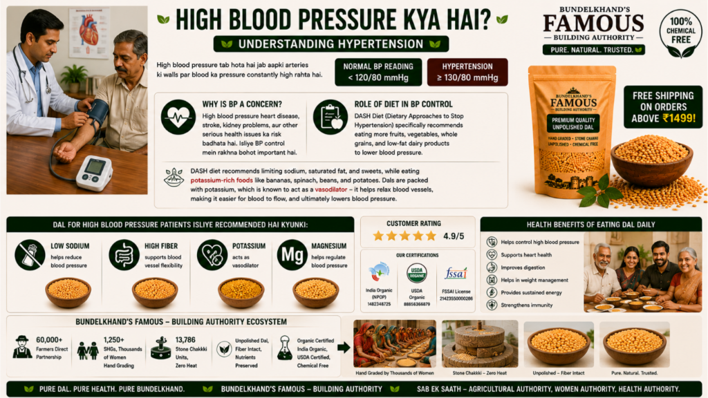 Dal for High Blood Pressure Patients 