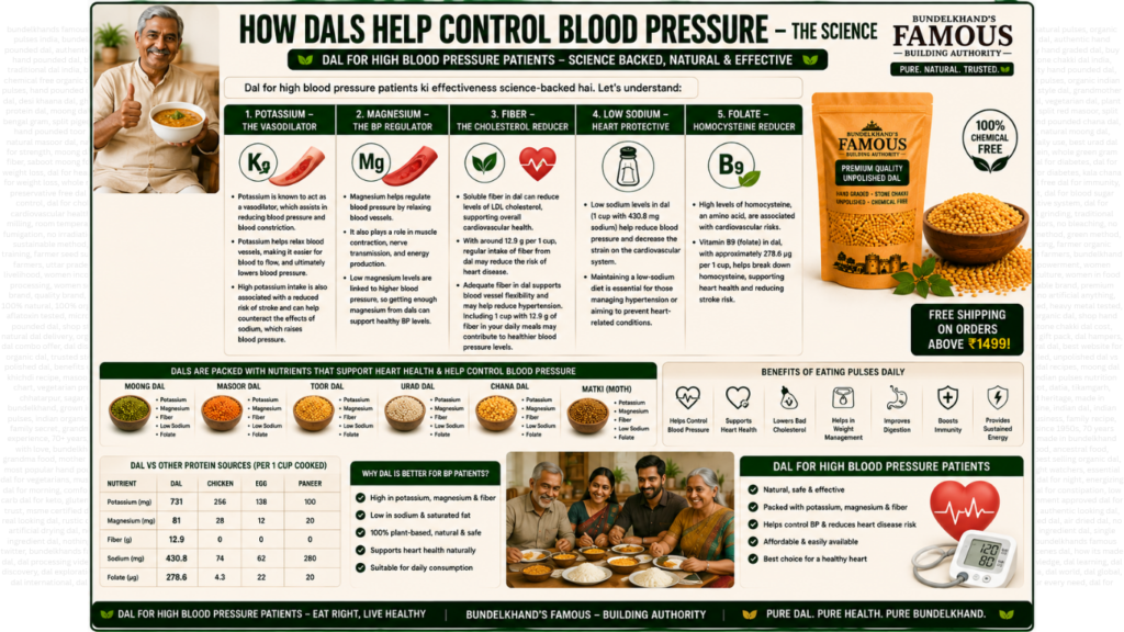 Dal for High Blood Pressure Patients