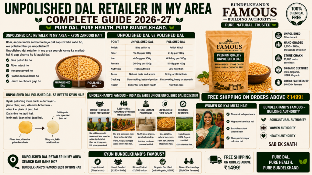 Unpolished Dal Retailer in My Area 