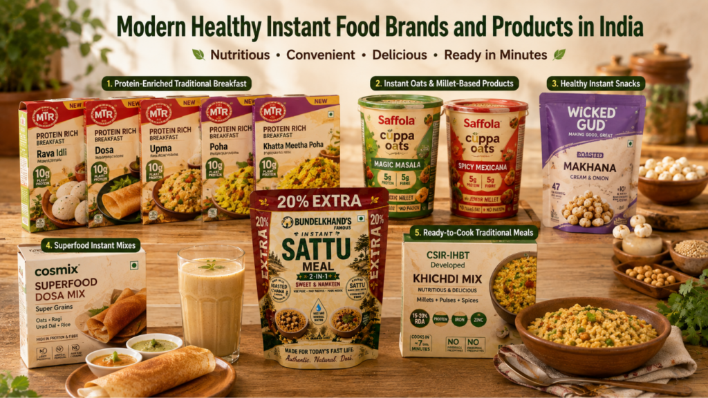 Healthy Instant Food Options in India