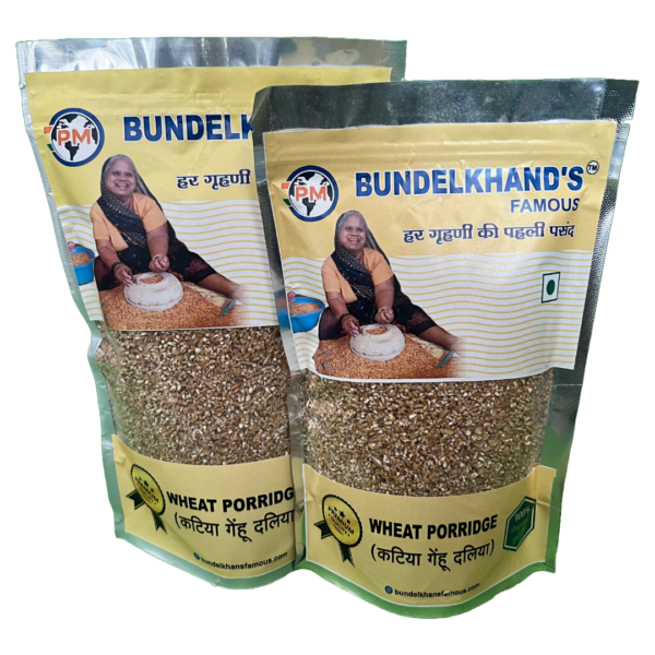 BUNDELKHAND'S FAMOUS Daliya (Broken Wheat) – High-Fiber Cracked Wheat for Healthy Breakfast & Khichdi| - Image 3