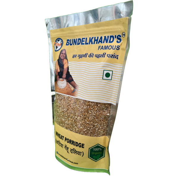 BUNDELKHAND'S FAMOUS Daliya (Broken Wheat) – High-Fiber Cracked Wheat for Healthy Breakfast & Khichdi| - Image 5
