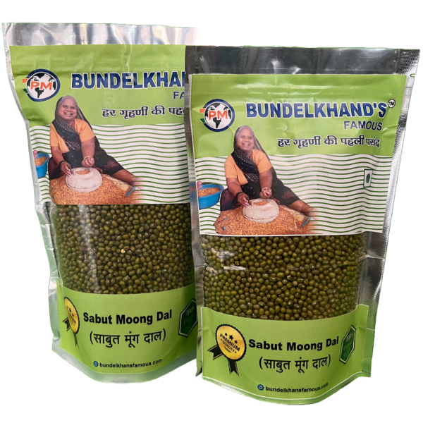 BUNDELKHAND'S FAMOUS Saboot Moong – Whole Green Gram | Rich in Protein & Fiber | Ideal for Sprouting| - Image 3