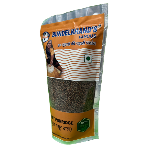 BUNDELKHAND'S FAMOUS Saboot Masoor – Whole Red Lentils | High Protein & Fiber | Ideal for Soups & Curries| - Image 5