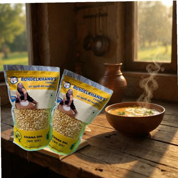 Bundelkhand's Famous Chana Dal –Bengal Gram | High in Protein & Iron | Perfect for Dal Fry, Halwa & Savory Snacks - Image 6