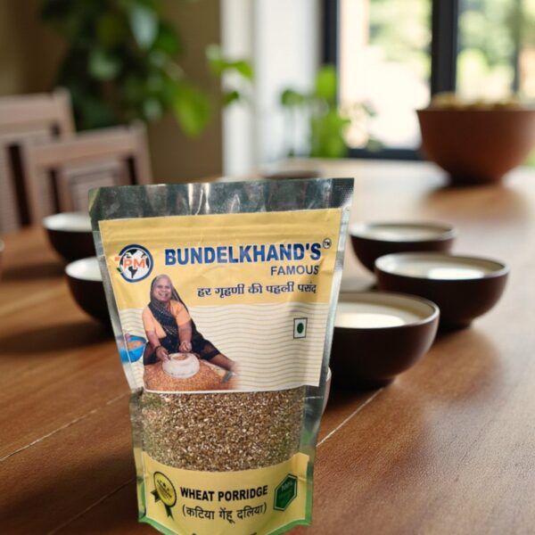 Bundelkhand's Famous Daliya –Broken Wheat | High-Fiber & Easy to Digest | Great for Porridge, Upma & Khichdi - Image 3