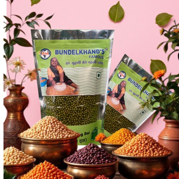 BUNDELKHAND'S FAMOUS Saboot Moong – Whole Green Gram | Rich in Protein & Fiber | Ideal for Sprouting| - Image 6
