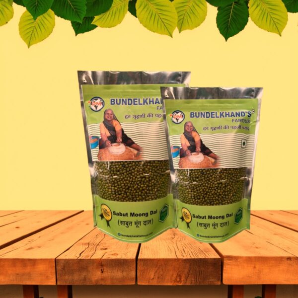 BUNDELKHAND'S FAMOUS Saboot Moong – Whole Green Gram | Rich in Protein & Fiber | Ideal for Sprouting| - Image 2
