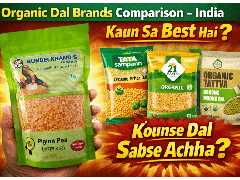 Organic Dal Brands Comparison