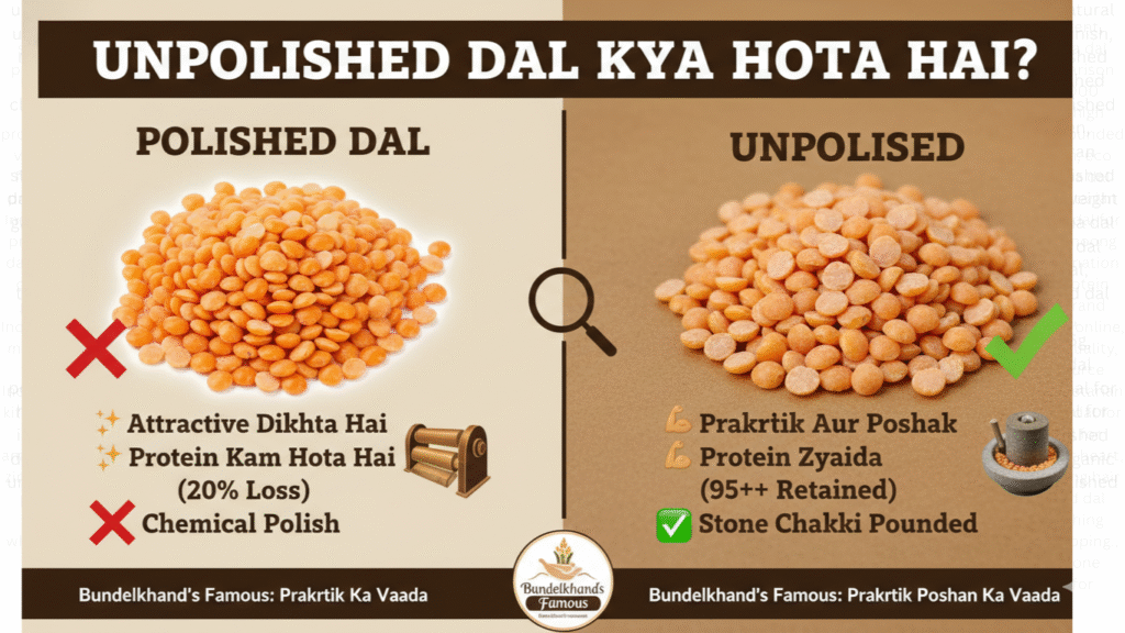 Unpolished Dal Kya Hota Hai?