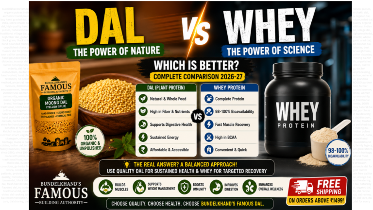 Dal vs Whey Protein Which Is Better