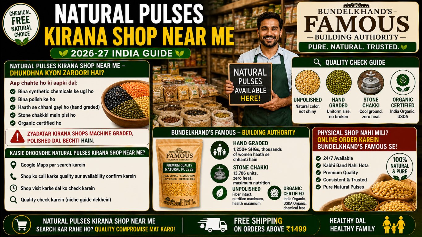 Natural Pulses Kirana Shop Near Me