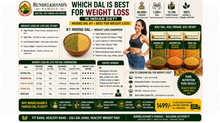 Which Dal is Best for Weight Loss in Indian Diet – Moong Dal #1 Bundelkhand's Famous