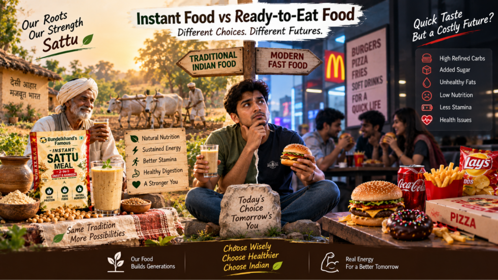 Instant Food vs Ready to Eat Food