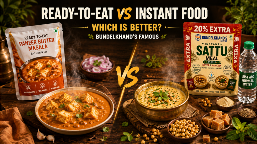 Ready-to-Eat Food vs Instant Food
